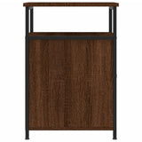 Bedside Cabinets 2 pcs Brown Oak 40x42x60 cm Engineered Wood 826042