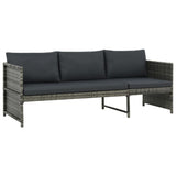 Garden Lounge Set Grey PE rattan Large Modular 313135