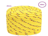 Multipurpose Utility Rope 16 mm 100 m Yellow PP 3472816