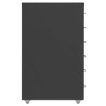 ZNTS Mobile File Cabinet Anthracite 28x41x69 cm Metal 335919