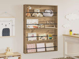 Magazine Rack 2 pcs Artisan Oak 80 x 12 x 70 cm Engineered Wood 890851
