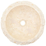 Sink 40x12 cm Marble Cream 142777