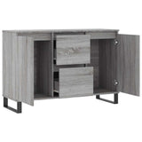 Sideboard Grey Sonoma 101.5x35x70 cm Engineered Wood 827218