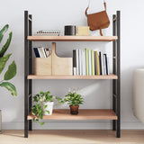 Wall Shelf Light Brown 100x60x cm Treated Solid Wood Oak 363690