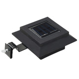 Outdoor Solar Lamps 6 pcs LED Square 12 cm Black 44468