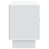 TV Cabinet 102 x 34.5 x 50 cm White Engineered Wood 894005