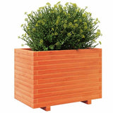 Garden Planter Wax Brown 70x40x49.5 cm Solid Wood Pine 847370