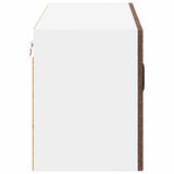Wall Cabinet LUCCA Brown Oak 80 x 31 x 40 cm Engineered Wood 884941