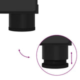 Bathroom Furniture Set 2 pcs Black Engineered Wood and Metal 3393014