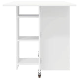 Dinning Table 115 x 70 x 75 cm Engineered Wood White 8006029