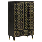 Highboard 60x33x100 cm Solid Wood Mango 358350