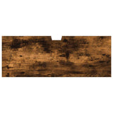 Bathroom Sink Cabinet Smoked Oak 80x30x60 cm Engineered Wood 842443