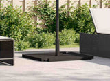 5 Piece Garden Parasol Base Set Granite and Steel 3318588