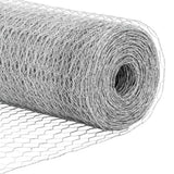 Fence with Posts Silver 0.4 x 25 m Steel 3336983