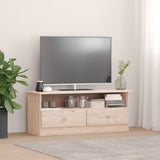 TV Cabinet with Drawers ALTA 100x35x41 cm Solid Wood Pine 353933