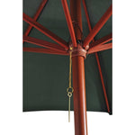 ZNTS Garden Parasol Green 258 cm 40436