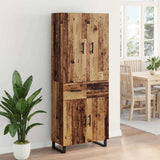 Highboard with Drawer 2 pcs Old Wood 69.5 x 34 x 180 cm 3415738