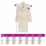 Bathrobe KINN Cream XXXL Cotton 4100852