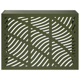 Air Conditioner Cover Olive Green 110 x 50 x 80 cm Steel 8014111