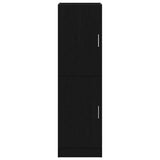 Kitchen Cabinet Black 38x41.5x131.5 cm Engineered Wood 860113