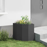 Corner Planter Black 45 x 45 x 50 cm Steel 883668