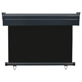 Balcony Side Awning 105x250 cm Black 48412
