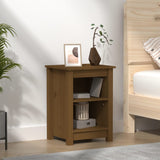 Bedside Cabinet Honey Brown 40x35x55 cm Solid Wood Pine 820962