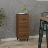 Sideboard Brown oak 34.5x34x90 cm Engineered Wood 817413