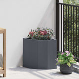 Corner Planter Anthracite 30 x 30 x 35 cm Steel 883656