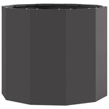 Planter Black 60 x 60 x 50 cm Steel 883759