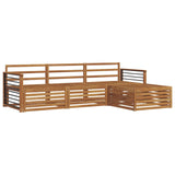 Outdoor Sofa Set Natural 249.5 x 162.5 x 73 cm 3373269