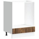 Oven Cabinet Lucca Smoked Oak Engineered Wood 853762