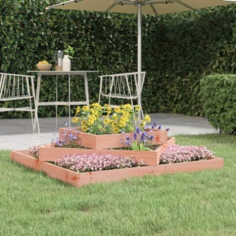 ZNTS Planter 112x112x27 cm Solid Wood Douglas 823890