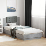 Bed Frame without Mattress Concrete Grey 100x200 cm 3209936