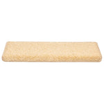 Stair Mats 10 pcs 65x21x4 cm Cream Rectangular Edge 149823