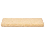 Stair Mats 10 pcs 65x21x4 cm Cream Rectangular Edge 149823
