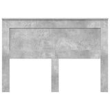 Headboard with Headboard Concrete Grey 160 cm Engineered Wood 887436