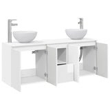 Bathroom Cabinet Set 3 pcs High Gloss White 49.5 x 35 x 63 cm 3405621