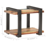 Bedside Cabinet 50x40x40 cm Solid Reclaimed Wood 320491