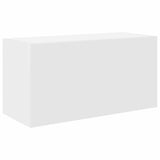 Bathroom Wall Cabinet White 60x25x30 cm Engineered Wood 860058