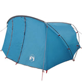 Tunnel Tent 4-Person with Roof Blue and Grey 318 x 275 x 140 cm 42004054
