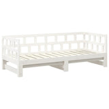 Pull-out Day Bed without Mattress White 2x cm 820233