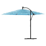 Garden Parasol with Steel Pole Blue 269x269x235 cm 4005079