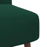 Slipper Chair Dark Green Velvet 42050514