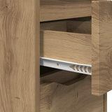 Bedside Table Artisan Oak 30.5 x 30 x 43 cm Engineered Wood 888815