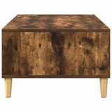 Coffee Table Smoked Oak 102 x 55 x 35 cm Engineered Wood 876193
