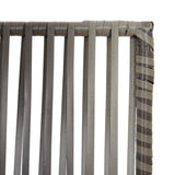 Room Divider 3 Panels Grey Poly Rattan 365374