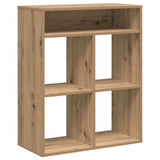 Book Cabinet Artisan Oak 66x31x80 cm Engineered Wood 860300