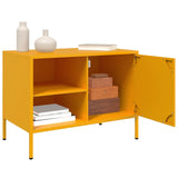 TV Cabinet Mustard Yellow 68x39x50.5 cm Steel 843000