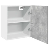 ZNTS Hanging Cabinet Concrete Grey 50x31x60 cm Engineered Wood 856106